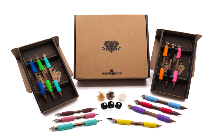 Fine Point Carving Tools Diamond Set