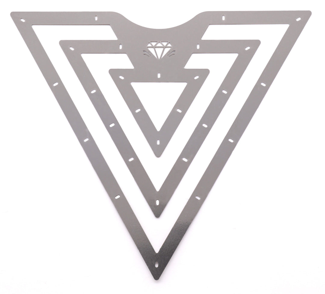 Triangle Carving Metal Rib