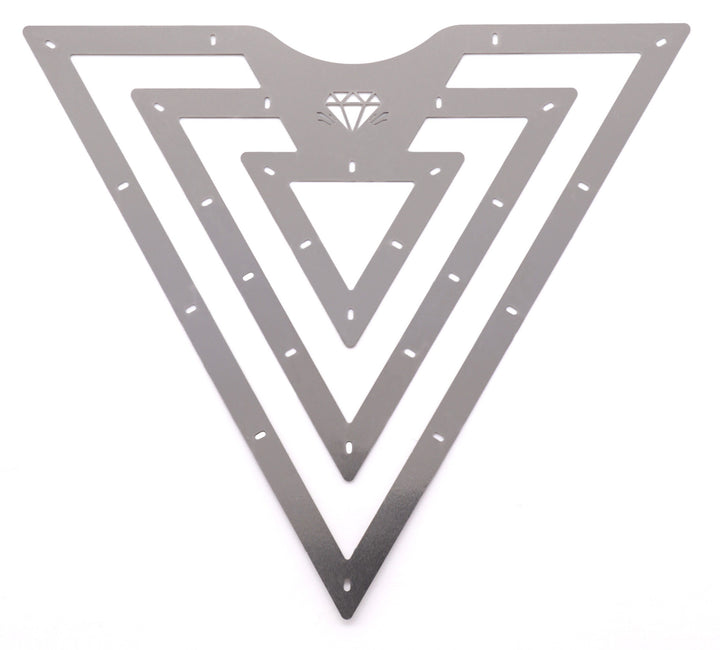 Triangle Carving Metal Rib
