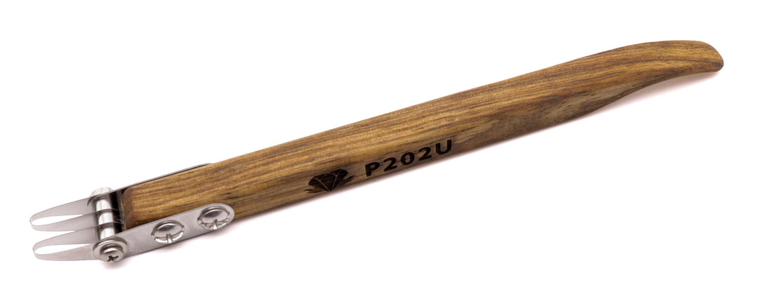 P202U Echo Groove 3 mm U 2-Blade Spaced Carver
