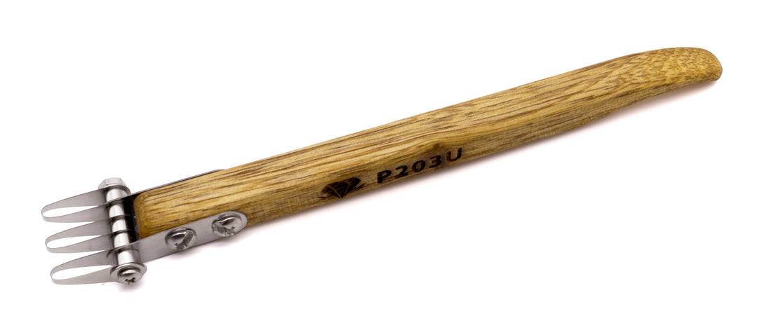 P203U Echo Groove 3 mm U 3-Blade Spaced Carver