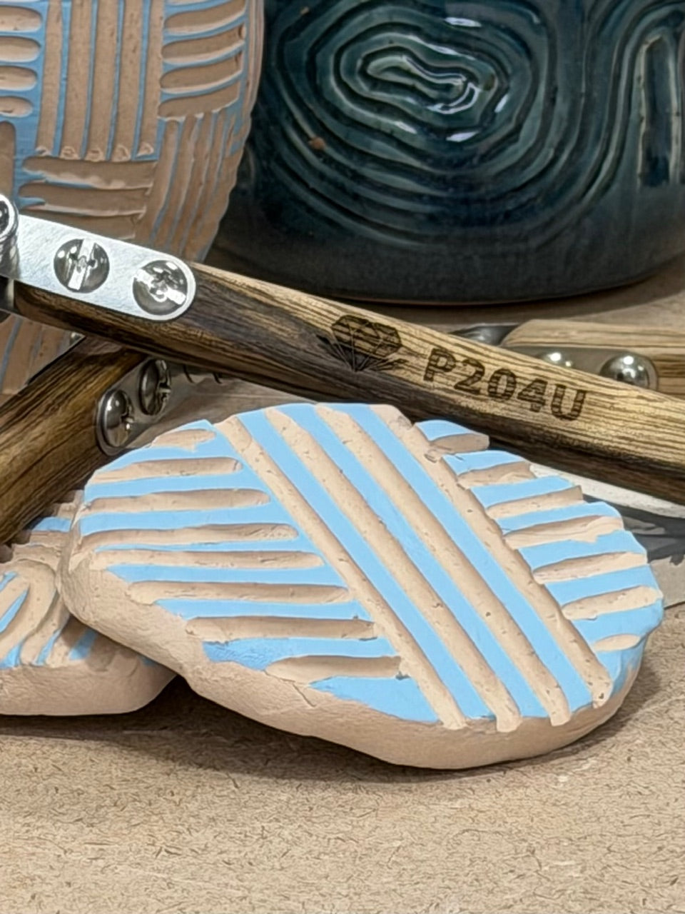 P204U Echo Groove 3 mm U 4-Blade Spaced Carver