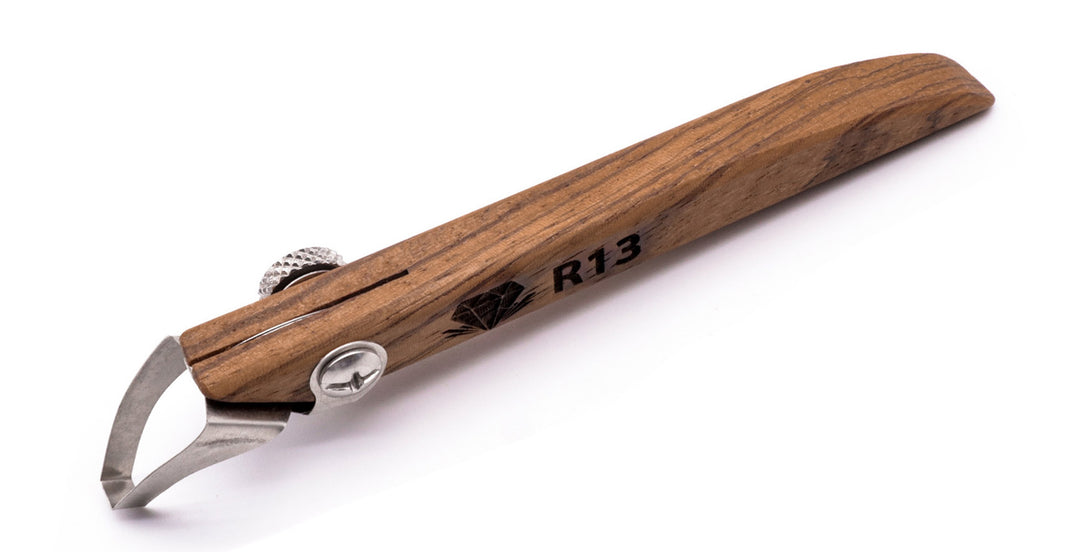 R13 Narrow Trapezoid Handheld Clay Extruder Tool