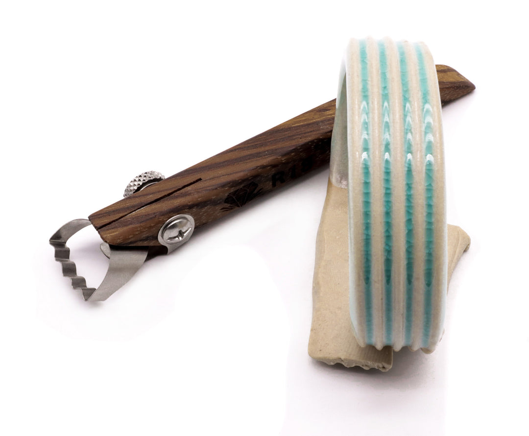 R18 Ruffle Handheld Clay Extruder Tool