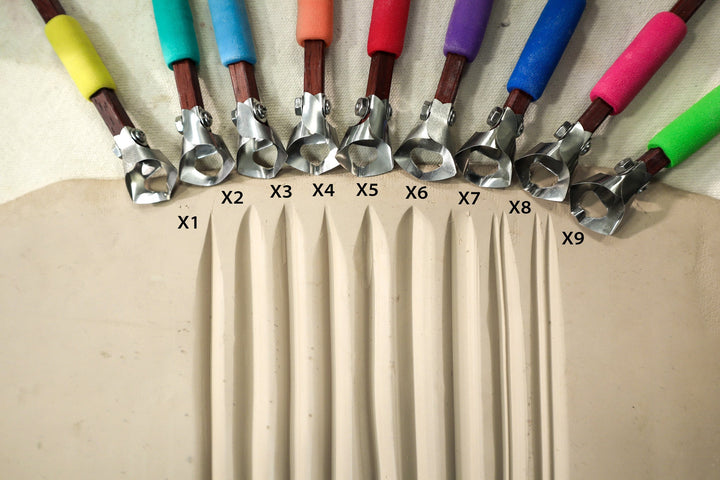 3-Piece Fluting Tools Set 2