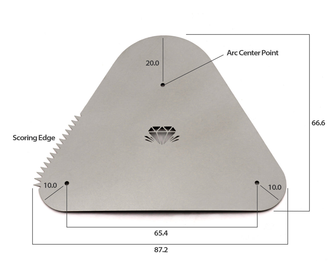Small Metal Rib for Pottery