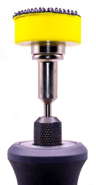 Mini Diamond Pad Holder on Dremel