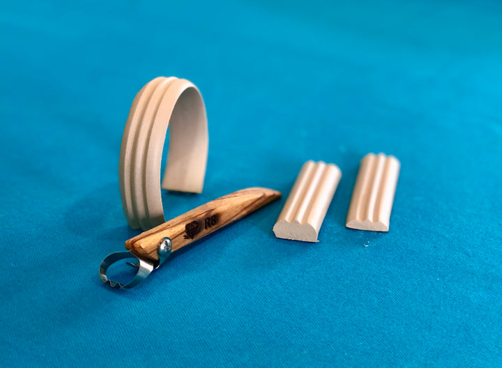 R8 Double Line Handheld Clay Extruder Tool