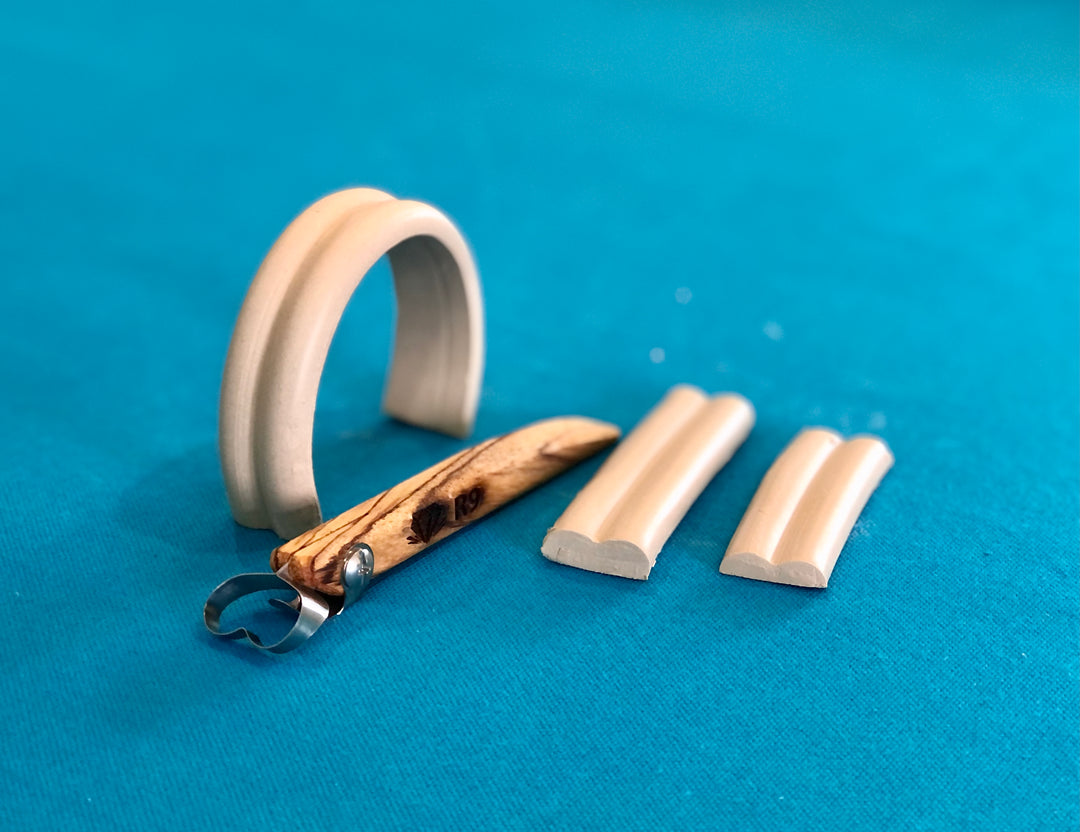 R9 Double Round Handheld Clay Extruder Tool