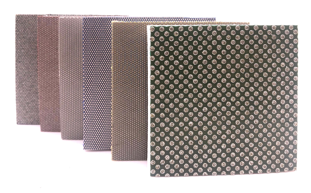 Flexible Diamond Pads with Square Corners